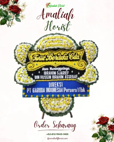 Papan Bunga Duka di Sukasirnarasa