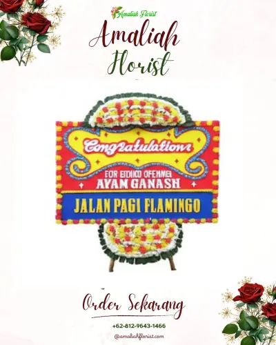 Bunga Papan Congratulation di Sukasirnarasa